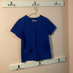 Blue Scrub Top